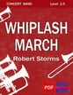 Whiplash March Concert Band sheet music cover